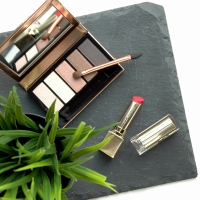 Clarins Instant Glow Spring Collection 2016 - Rouge Eclat Pink Cherry & 5 Couleurs Palette Naturel Glow
